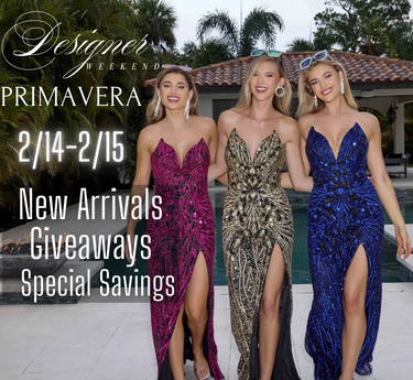 Prom designer weekend