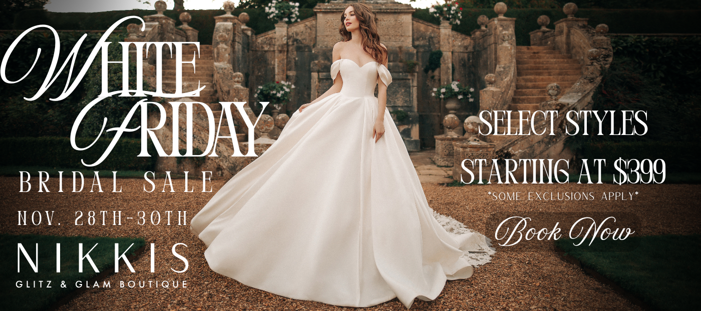 White Friday Bridal Sale